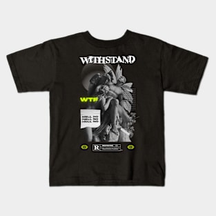 "WITHSTAND" WHYTE - STREET WEAR URBAN STYLE T-Shirt T-Shirt Kids T-Shirt